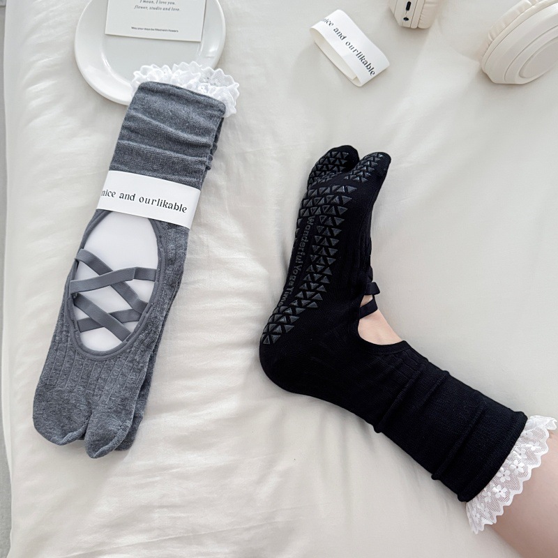 Kaus Kaki Yoga dengan Hiasan R - Toe Sock Split ulasan dan harga