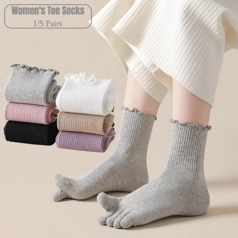 1/5 Pasang Kaus Kaki Wanita Mo - Toe Sock Split ulasan dan harga