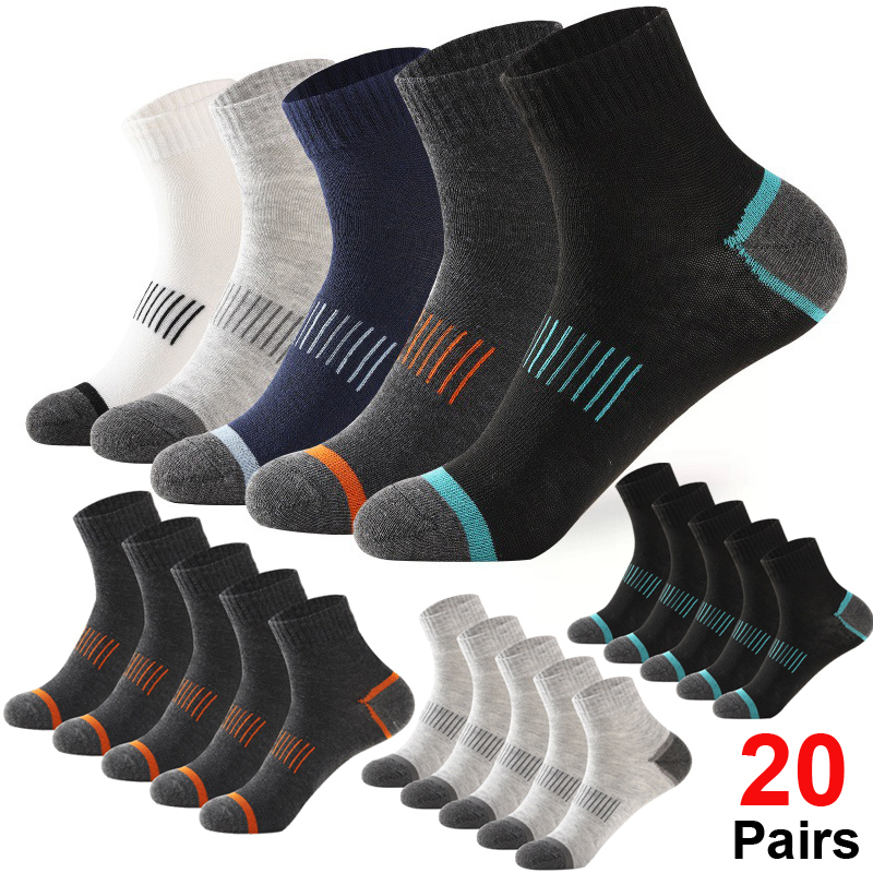 20 Pasang Set Kaos Kaki Pria K - Athletic Sock Cushion ulasan dan harga