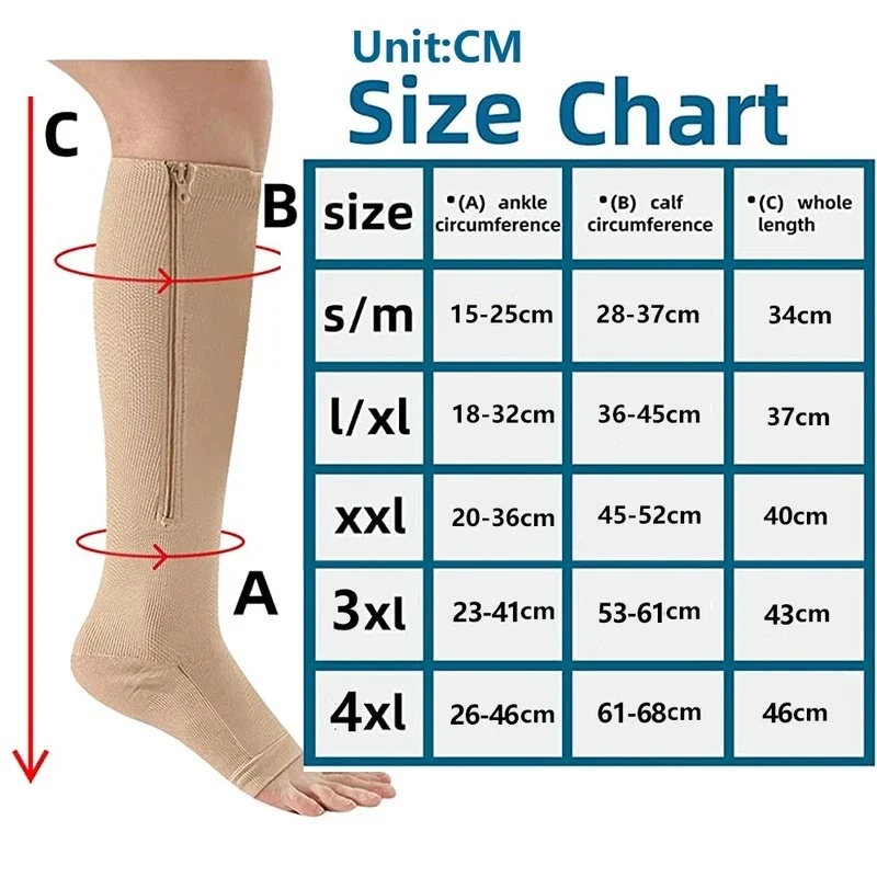 1/2/3/4 pasang stoking kompres - Compression Sock Medical ulasan dan harga